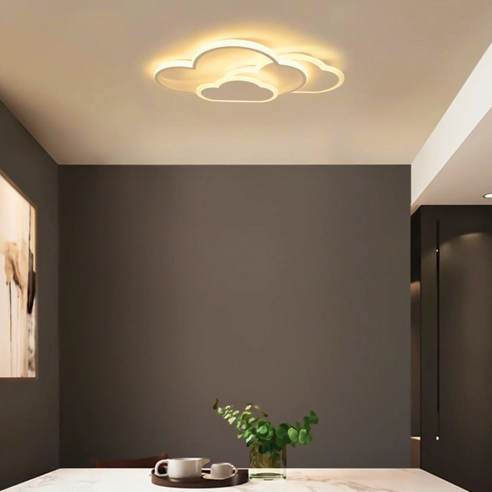 Lustre led nuage design pour chambre