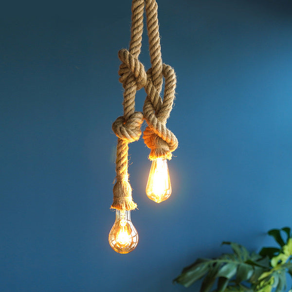 Lustre en corde