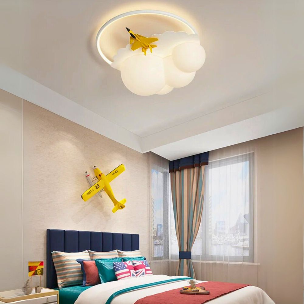 Lustre nuage enfant