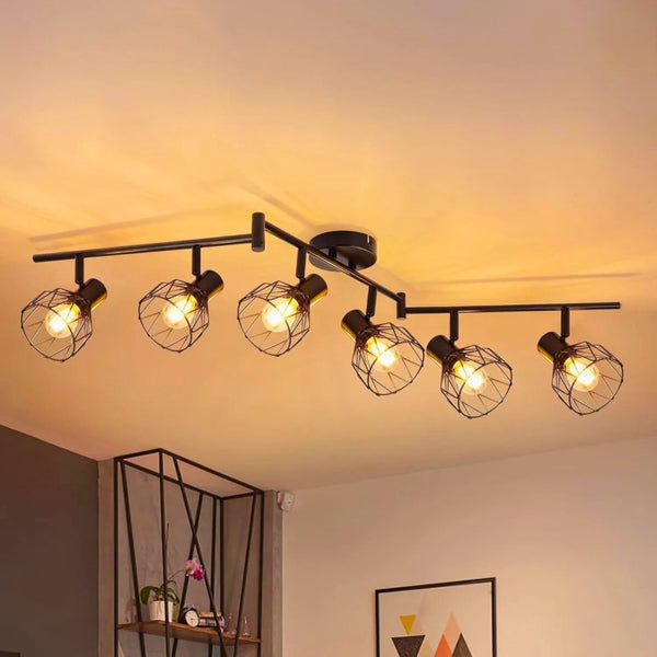 Lustre salle à manger tendance noir