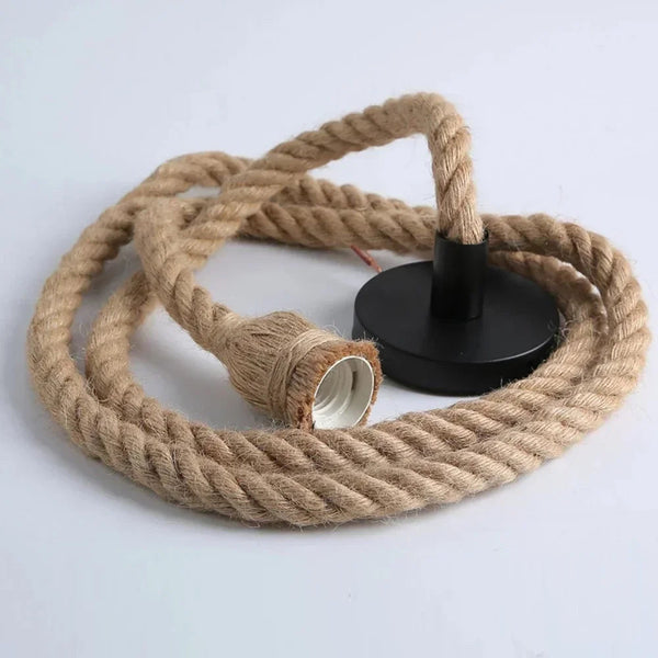 Lustre en corde
