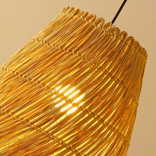 lustre bohème paille chic