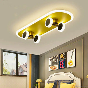 Lustre chambre garçon skate or