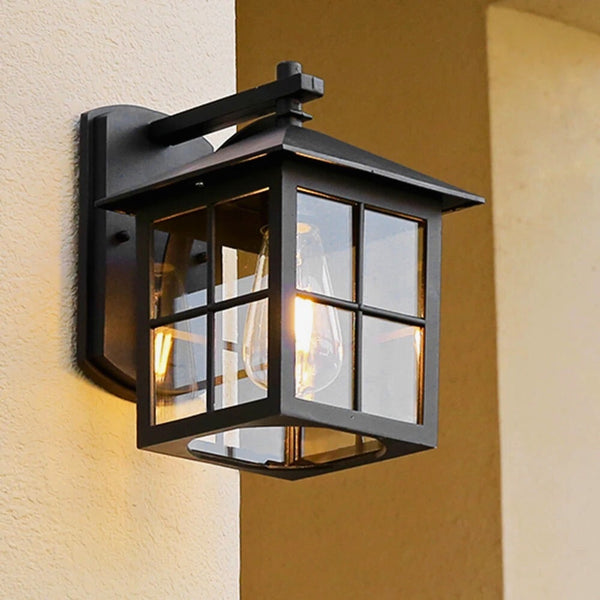 Lustre vintage mural pour exterieur