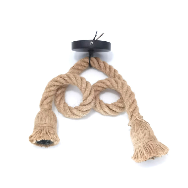 Lustre en corde
