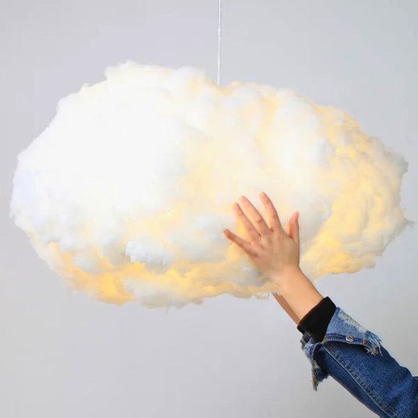 Lustre nuage design naturel