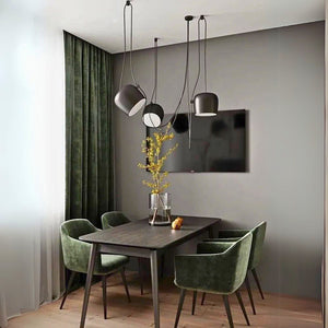 Lustre moderne industriel noir