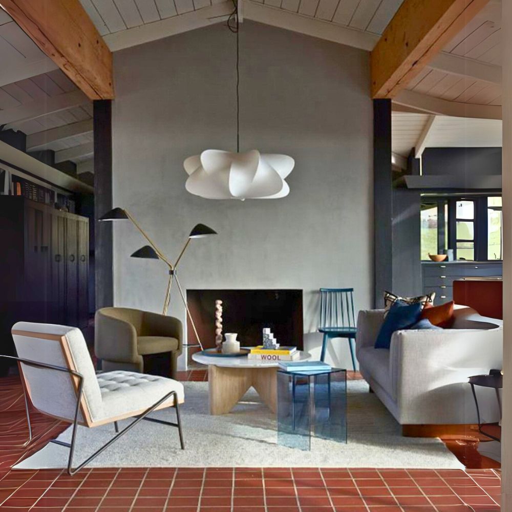 Lustre chambre naturel