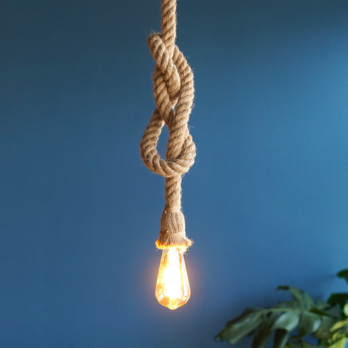Lustre en corde