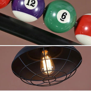 Lustre billard vintage 2 lampes