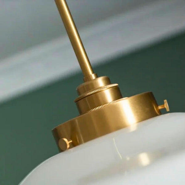 Lustre en verre vintage