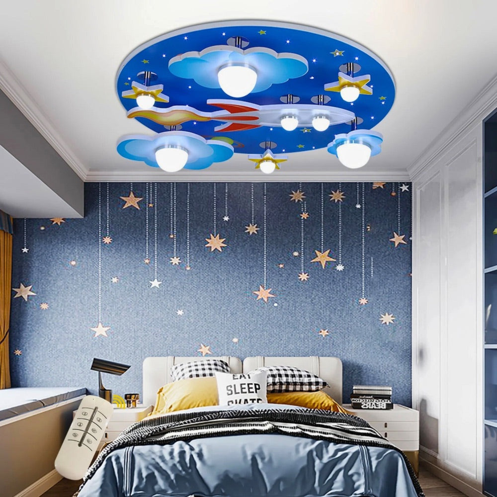 Lustre led chambre ado garçon