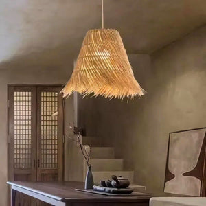 lustre bohème paille chic
