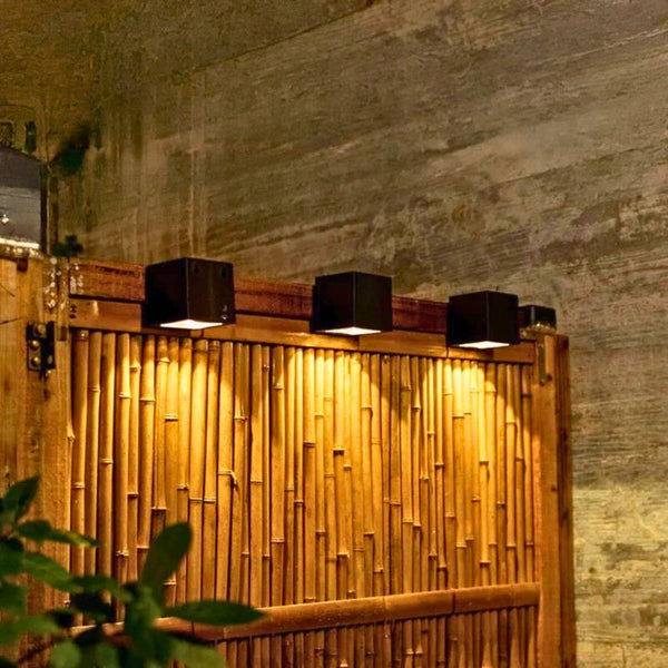 Lustre exterieur led forme carré