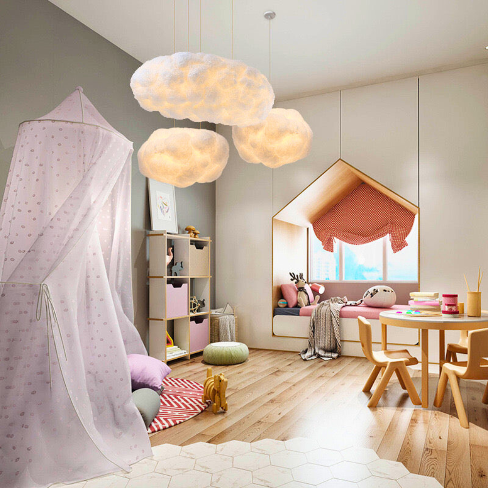 Lustre en forme de nuage