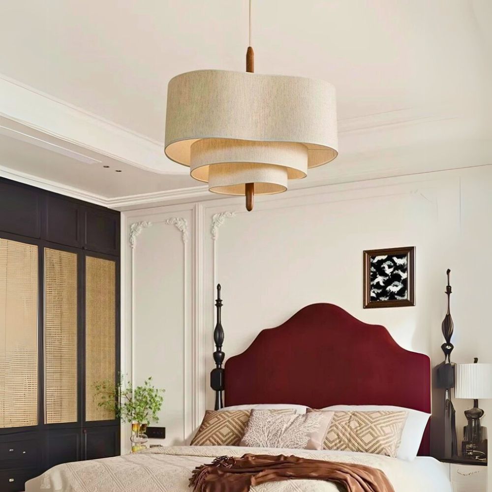 Lustre suspension chambre adulte