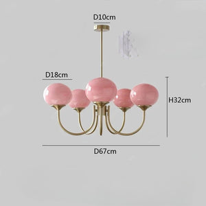 Lustre chambre fille moderne