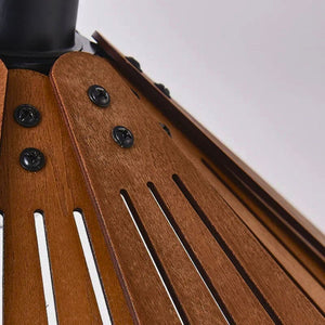 Lustre extérieur bois pergola