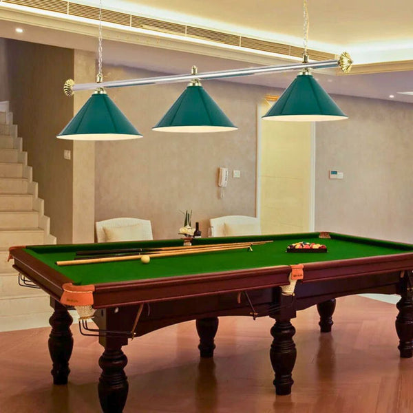 Lustre billard vert