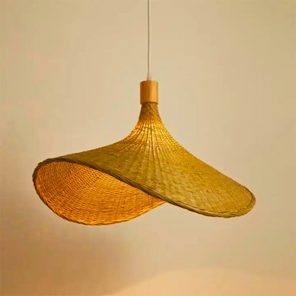 Lustre bois naturel