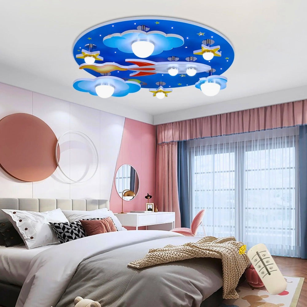 Lustre led chambre ado garçon