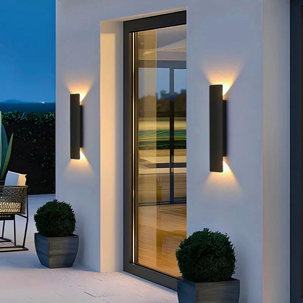Lustre moderne exterieur mural