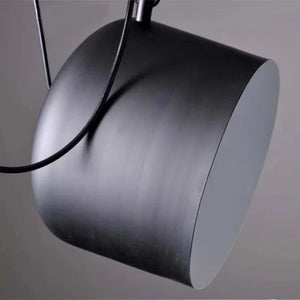 Lustre moderne industriel noir