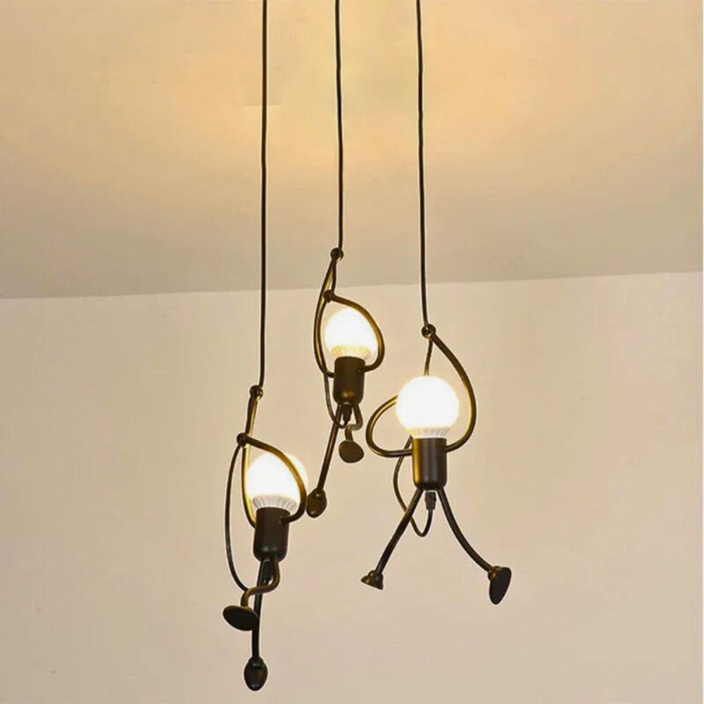 Lustre moderne chambre ado fille et garçon