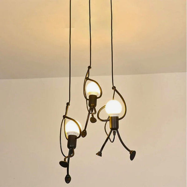 Lustre moderne chambre ado fille et garçon
