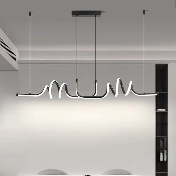 Lustre cuisine original led en aluminium
