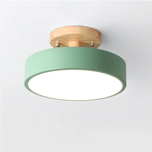 Lustre led bois design minimaliste