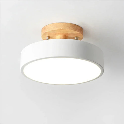 Lustre led bois design minimaliste
