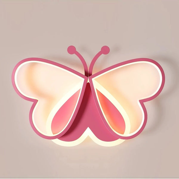 Lustre chambre fille led rose