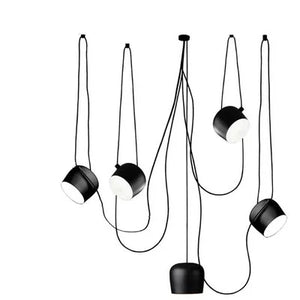 Lustre moderne industriel noir