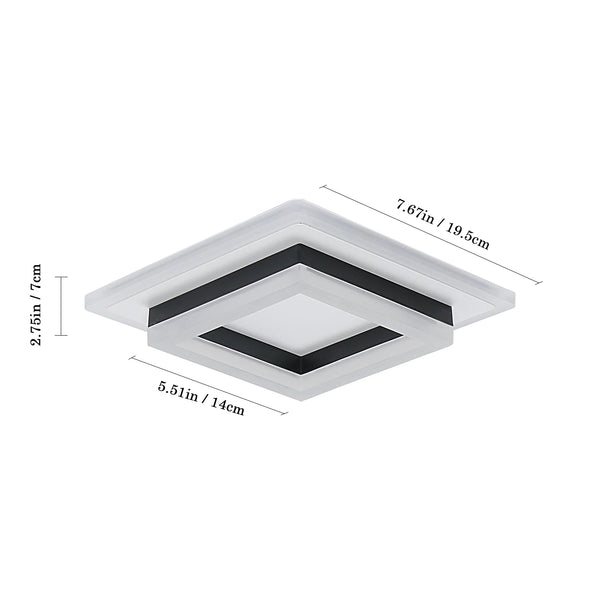 Lustre led métal blanc